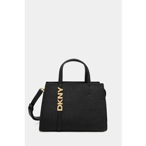 Dkny poseta de piele culoarea negru, R43EYG56 imagine