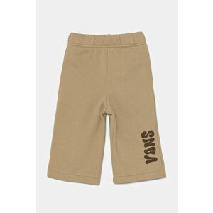 Vans pantaloni copii Happy Days Sweatpant culoarea bej, cu imprimeu, VN000K0C4MG1 imagine