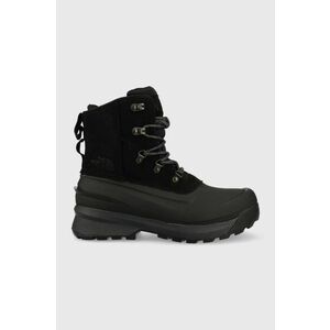 The North Face cizme de iarna MEN S CHILKAT V LACE WP barbati, culoarea negru, izolat imagine