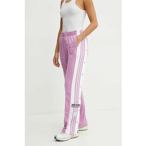 adidas Originals pantaloni de trening Adibreak Pant culoarea violet, modelator, IY2129 imagine