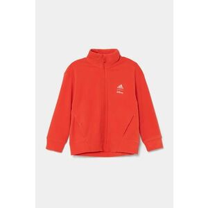 adidas hanorac polar pentru copii LK DY MM WI TT culoarea portocaliu, cu imprimeu, IV9622 imagine