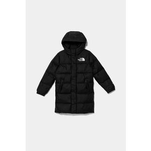 The North Face geaca de puf pentru copii TEEN NUPTSE LONG PARKA culoarea negru, NF0A88UFJK31 imagine