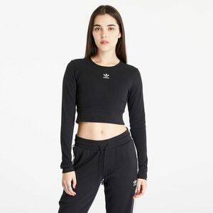 Tricou adidas Rib Longsleeve Tee Black imagine