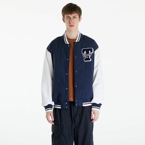 Jacheta Tommy Jeans Colorblock Varsity Jacket Blue imagine