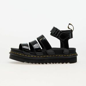 Sneakers Dr. Martens Blaire 3 Strap Sandal Black Patent Lamper imagine