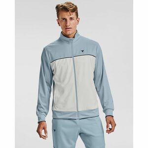 Jacheta Under Armour Project Rock Knit Track Jacket Blue imagine