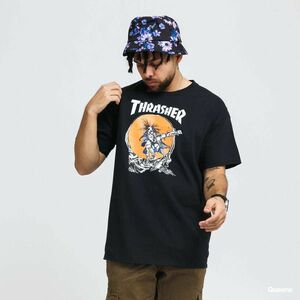 Tricou Thrasher Outlaw T-Shirt By Pushead Black imagine