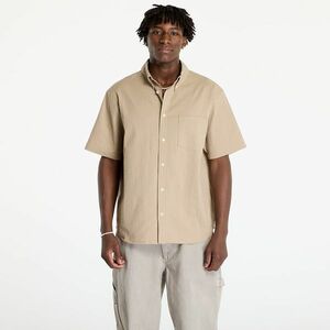 Cămașă Nike Life Men's Short-Sleeve Seersucker Button-Down Shirt Khaki/ Khaki imagine