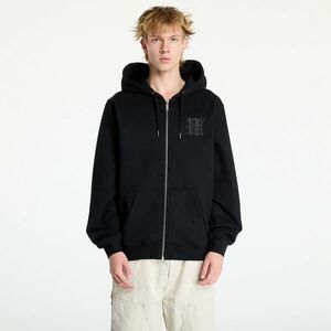 Hanorac Wasted Paris Kingdom Curve Zip Hoodie Black imagine