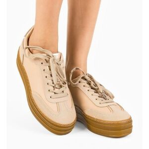 Sneakers dama Jaswin Khaki imagine