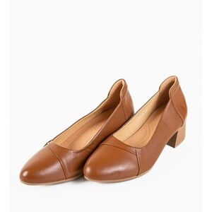 Pantofi dama Hebba Camel imagine