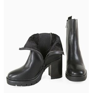 Botine dama Gideon Negre 2 imagine