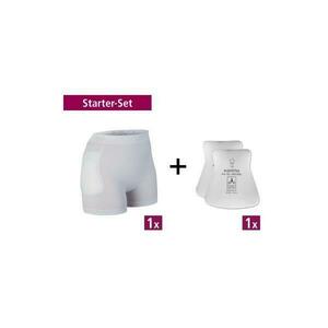 Pantaloni protectie sold + burete protectie Suprima Unisex Alb Mar L imagine