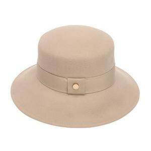 Palarie Bej Bucket-Hat din Lana Australiana imagine