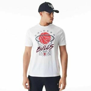 New Era CHICAGO BULLS NBA NET Tricou pentru bărbați, alb, mărime imagine