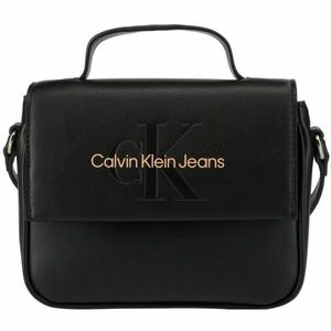 Calvin Klein SCULPTED BOXY FLAP CB20 MONO Geantă pentru femei, negru, mărime imagine