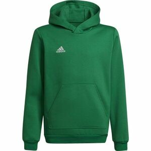 adidas ENT22 HOODY Y Hanorac fotbal juniori, verde, mărime imagine