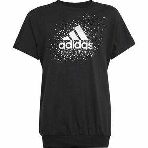 adidas GLAM TEE Tricou pentru fete, negru, mărime imagine