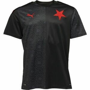 Puma SK SLAVIA AWAY SHIRT REPLICA Tricou pentru bărbați, negru, mărime imagine