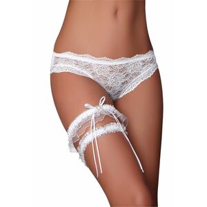 Accesori de dama Garter set white imagine