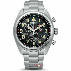 Ceas Citizen SUPER TITANIUM AT2480-81E Eco-Drive Chronograph imagine