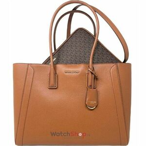 Geanta Michael Kors Kali 35S2G6KT9L-BROWN, 38 x 30 x 14, Maro imagine