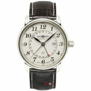 Ceas Zeppelin LZ127 COUNT ZEPPELIN 7642-5 Dual Time imagine