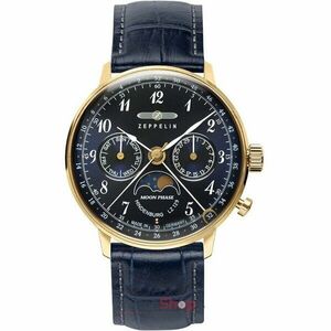 Ceas Zeppelin LZ129 Hindenburg 7039-2 Moonphase imagine