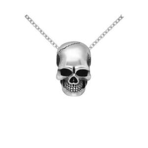 Pandantiv din Argint pentru Barbati, Sterling Silver Oxidized Skull imagine