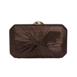 Clutch Bag Cu Detalii Maro, All-brown imagine