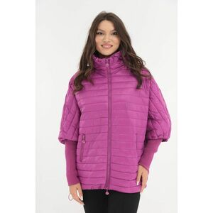 Geaca matlasata magenta oversized imagine