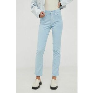 Levi's pantaloni 724 High Rise Straight femei, mulata, high waist imagine