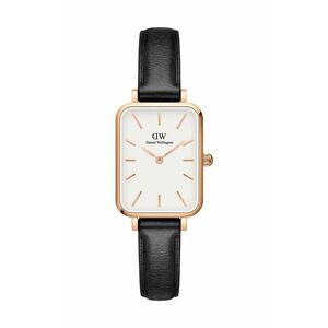 Daniel Wellington ceas Quadro Pressed femei, culoarea roz imagine