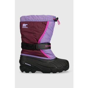 Sorel cizme de iarna copii culoarea violet imagine