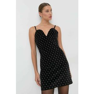 MICHAEL Michael Kors rochie culoarea negru, mini, mulata imagine