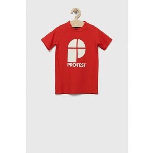 Protest tricou copii PRTBERENT JR culoarea rosu imagine