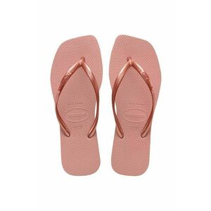 Havaianas slapi SQUARE femei, culoarea roz, cu toc plat, 4148301.3544 imagine