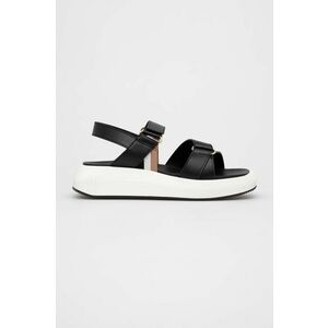 BOSS sandale Jess Sandal-FL femei, culoarea negru, cu platforma, 50493086 imagine