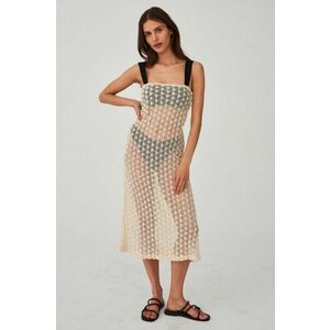 Undress Code rochie culoarea bej, midi, mulata imagine