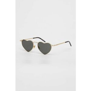 Saint Laurent ochelari de soare culoarea auriu imagine