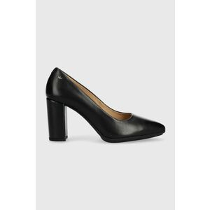 Wojas pantofi de piele culoarea negru, cu toc drept imagine