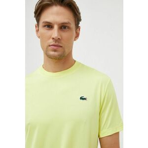 Lacoste tricou barbati, culoarea verde, neted imagine