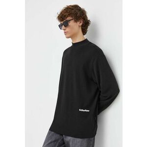 G-Star Raw longsleeve din bumbac culoarea negru, neted imagine