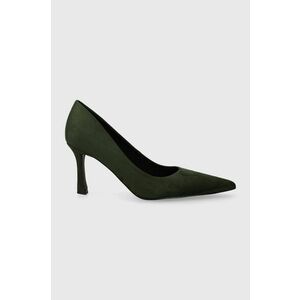 Answear Lab pantofi cu toc culoarea verde imagine