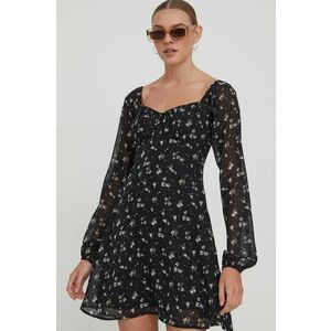 Hollister Co. rochie culoarea negru, mini, evazati imagine