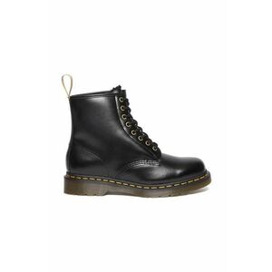 Dr. Martens bocanci Vegan 1460 femei, culoarea negru, cu toc plat, izolat, DM31136001 imagine