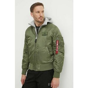 Alpha Industries geacă MA-1 D-Tec bărbați, culoarea verde, de tranziție 183110.01-green imagine