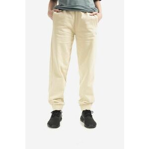 The North Face pantaloni de trening din bumbac Oversized Jogger culoarea bej, uni NF0A5IGE-3X4 imagine