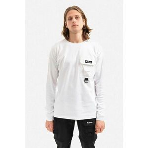 Columbia longsleeve Field Creek Doubleknit Long Sleeve bărbați, culoarea alb, uni 1993233-100 imagine