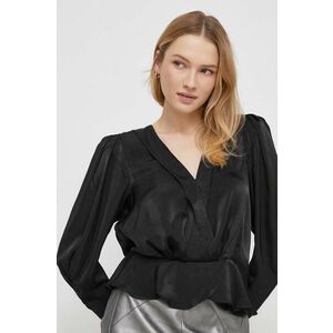 Dkny bluza femei, culoarea negru, neted imagine